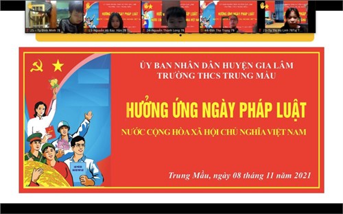 Hưởng ứng ngày Pháp luật Nước Cộng hòa xã hội chủ nghĩa Việt Nam